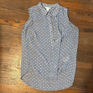 Sleeveless Blouse / Large / H&M / 100% Polyester